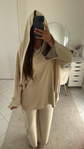 Burkini 3 pièces beige