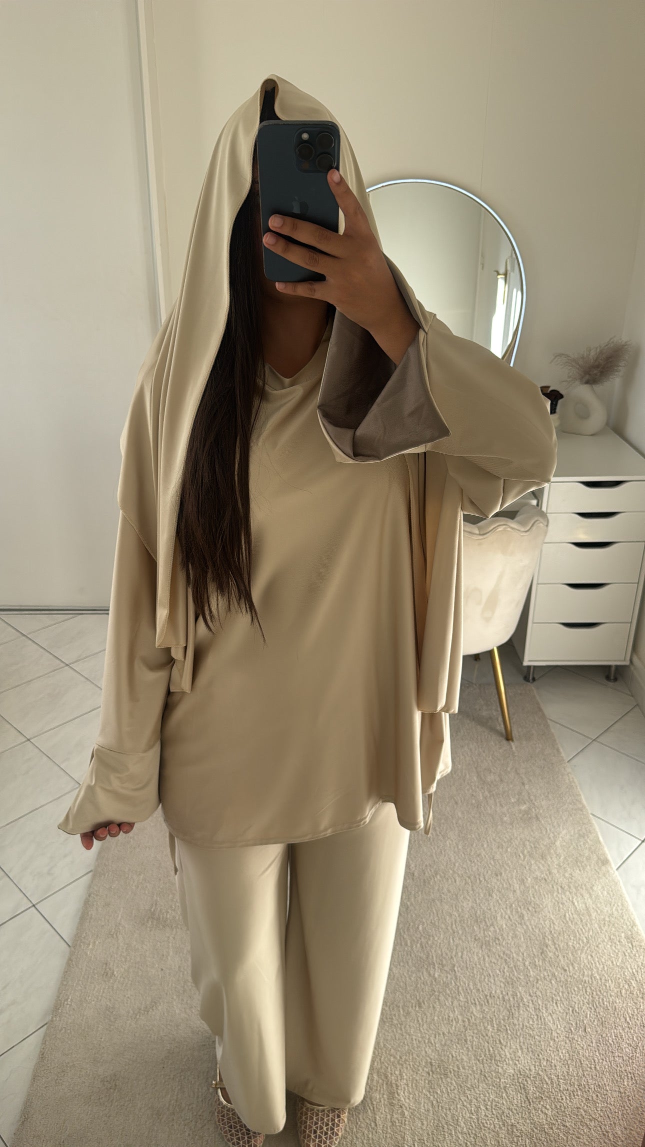 Burkini 3 pièces beige