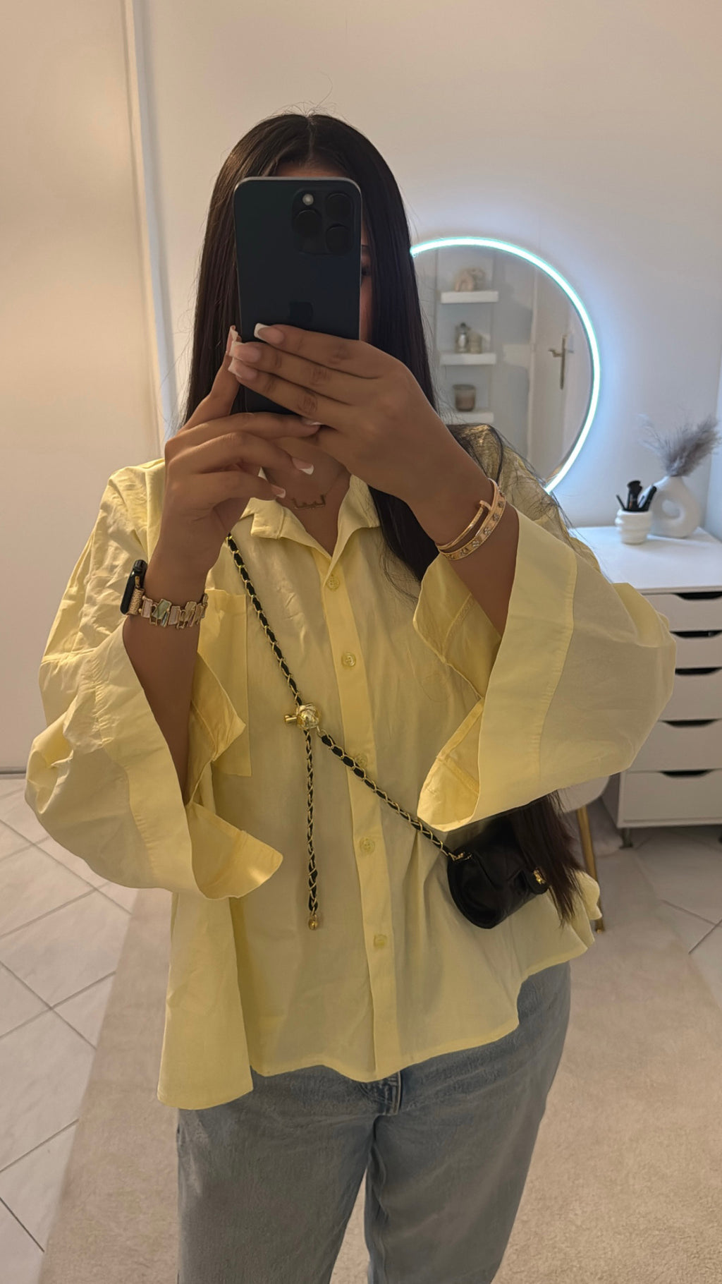 Chemise jaune