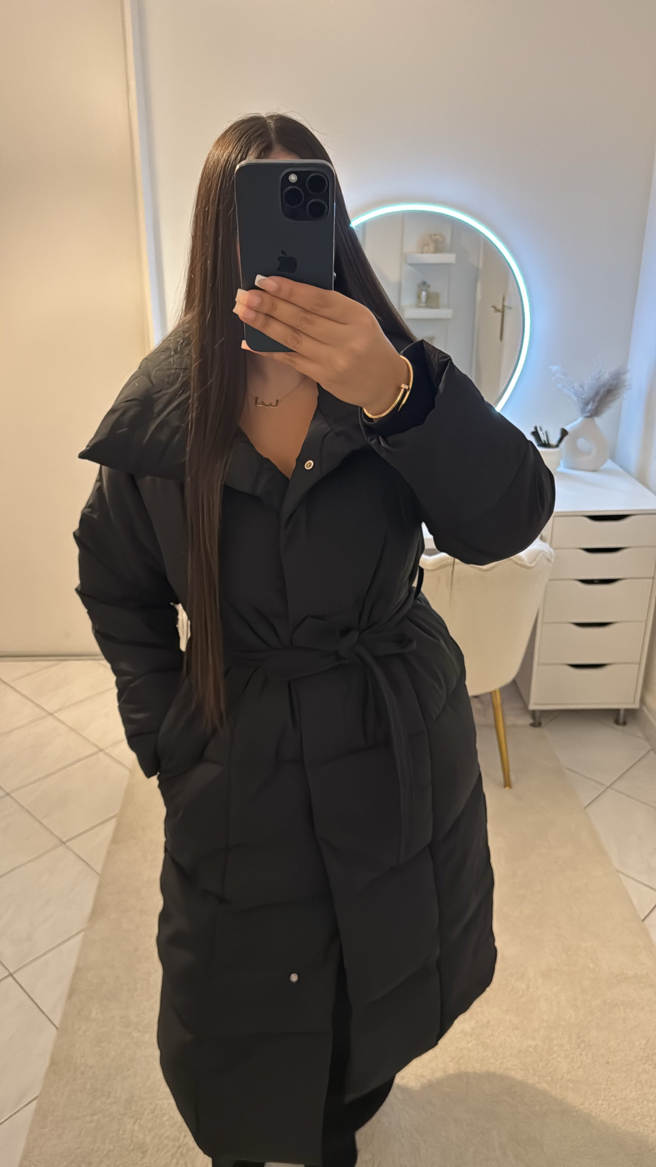 Manteau long noir