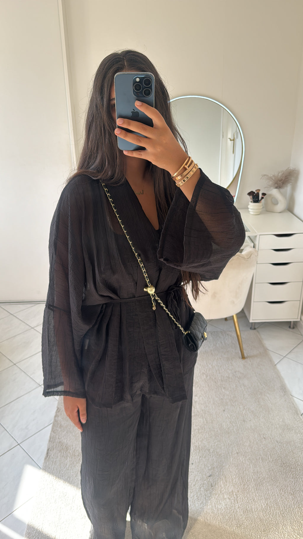 Ensemble pantalon et veste noir