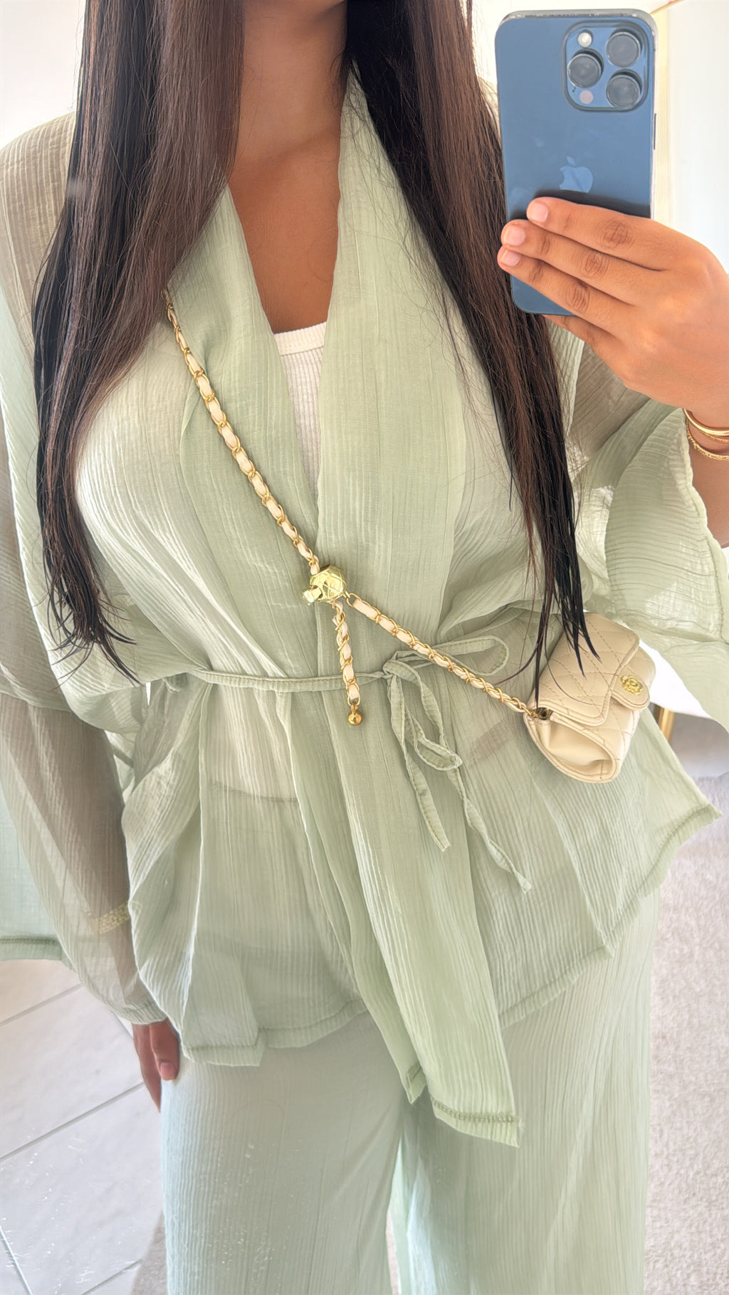 Ensemble pantalon et veste tiffany