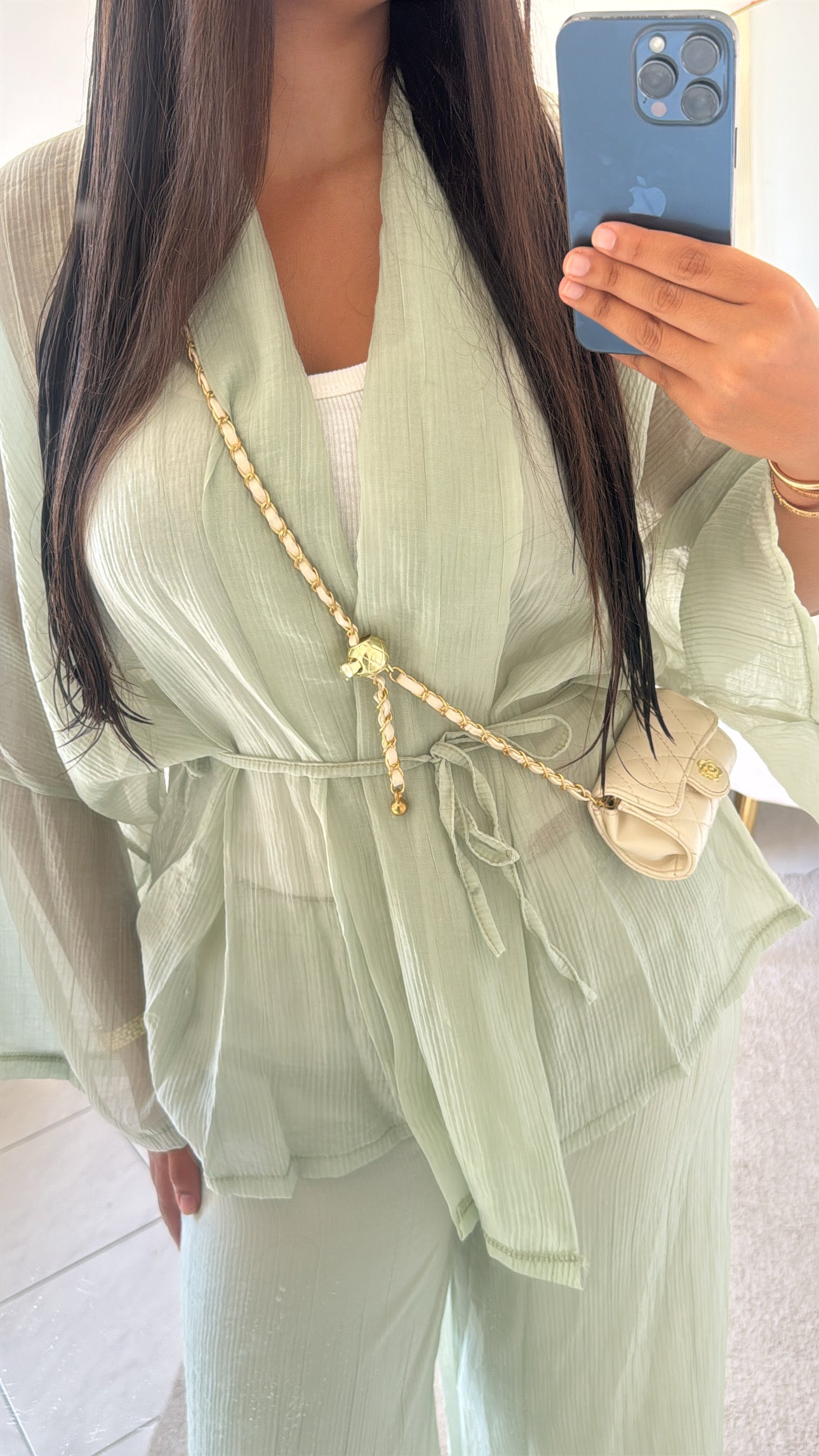 Ensemble pantalon et veste tiffany