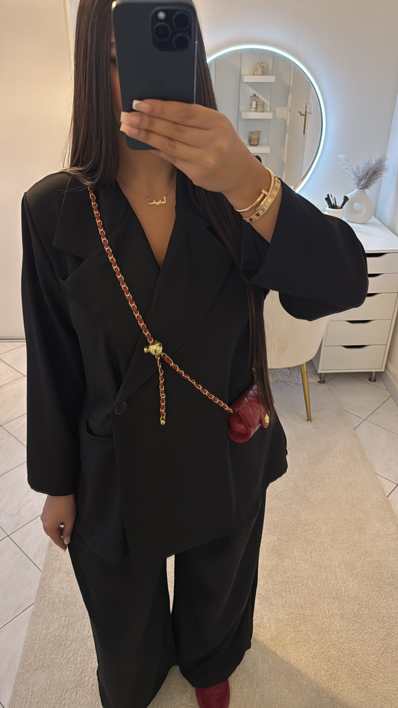 Ensemble blazer noir