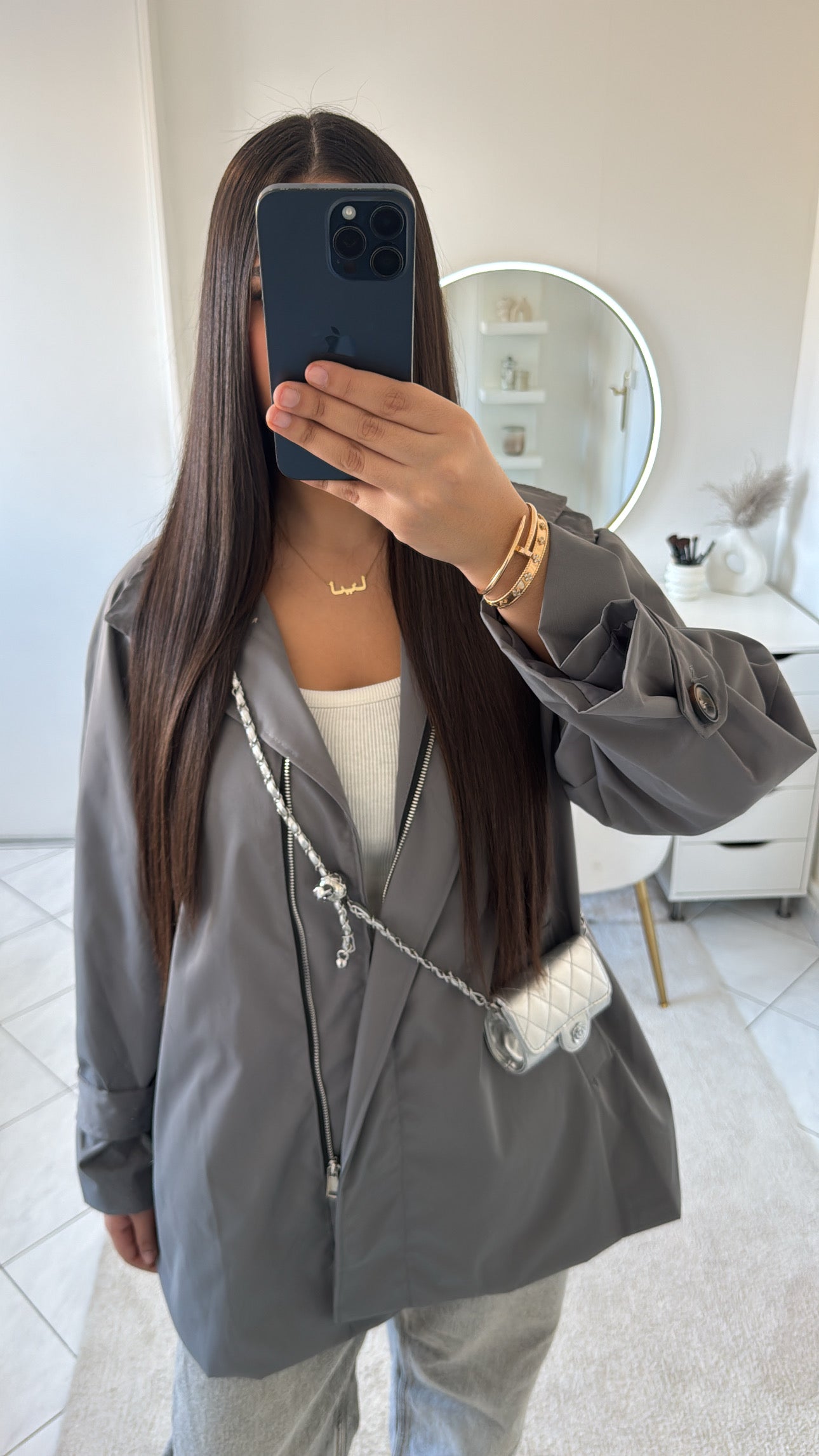 Trench gris